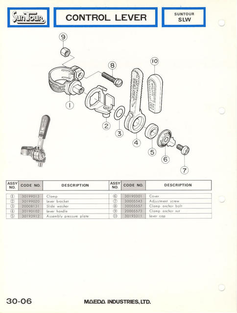 SunTour parts catalog (1976)