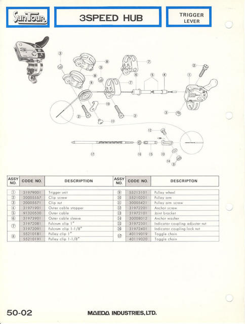 SunTour parts catalog (1976)