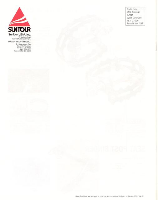 SunTour XC catalog (10-1984)
