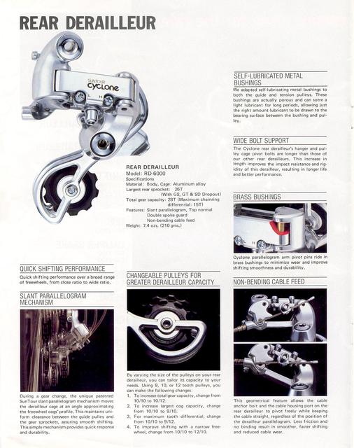 SunTour Cyclone catalog (10-1984)