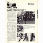 <------ Bicycling Magazine 02-1976 ------> 1976 Milan Bicycle Show