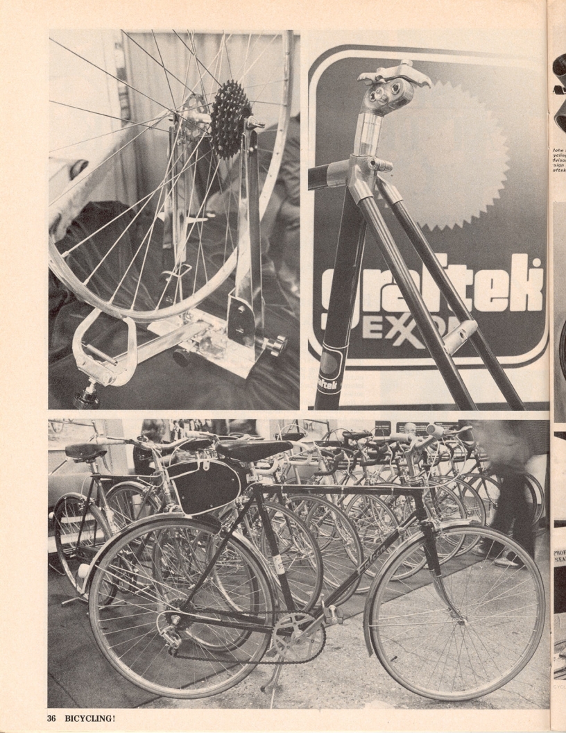 <------ Bicycling Magazine 05-1976 ------> 1976 New York City Cycle Show - Part 2