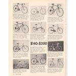 <------ Bicycling Magazine 10-1972 ------> 1972 Bicycle Showcase