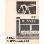 <------ Bicycling Magazine 11-1972 ------> Witcomb, Ltd.