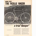 <------ Bicycling Magazine 12-1972 ------> Ficelle Racer