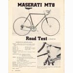 <------ Bicycling Magazine 02-1974 ------> Maserati MT8