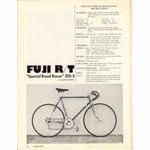 <------ Bicycling Magazine 07-1974 ------> Fuji S10-S Special Road Racer