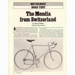 <------ Bicycling Magazine 01-1977 ------> Mondia Special / Criterium / Cyclo-Cross