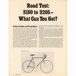 <------ Bicycling Magazine 04-1977 ------> Bicycles from $180 to $205 - Part 1