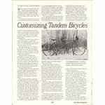 <---------- Bike World 09-1977 ----------> Assemmacher Tandem