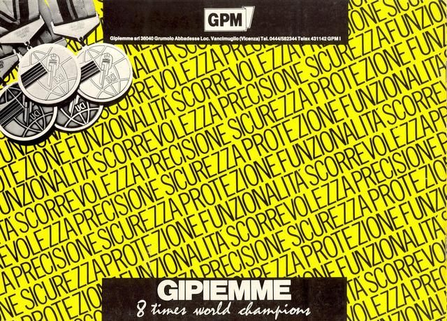 Gipiemme catalog (1982)