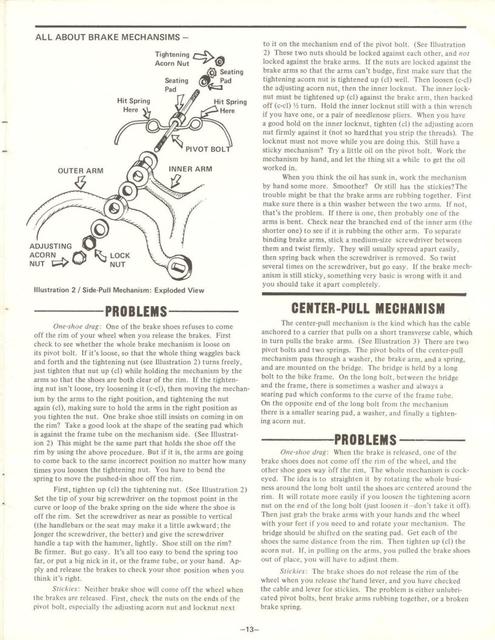 <---------- Bike World 02-1972 ----------> All About Brake Mechanisms