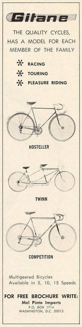 Gitane Hosteller / Twinn Tandem / Competition (11-1968)