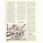 <---------- Bike World 06-1973 ----------> All About Components - Part 1 - Cranksets / Brakes