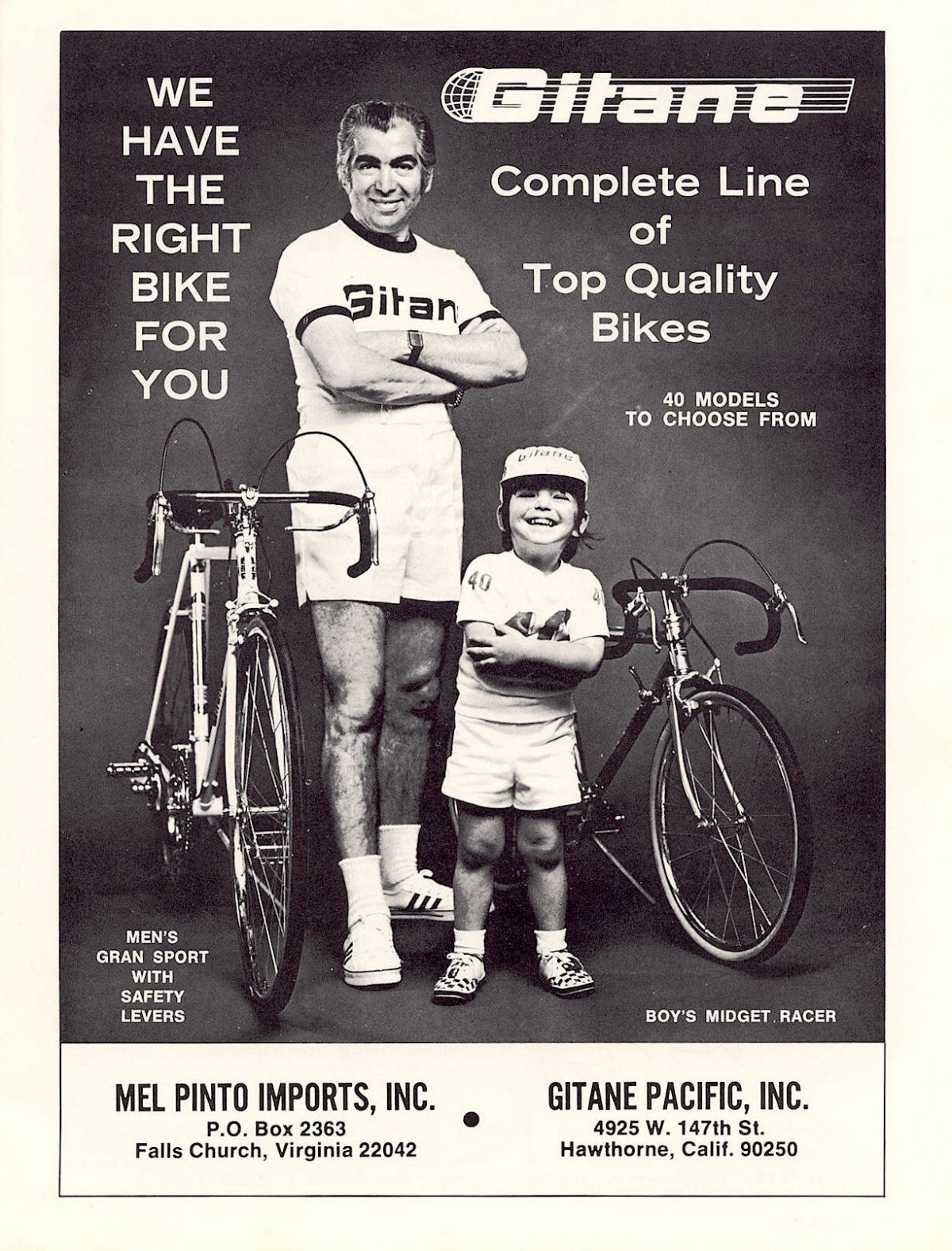 Mel Pinto Imports / Gitane Pacific (10-1973)