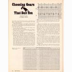 <------ Bicycling Magazine 04-1975 ------> Knowing Your Drivetrain - Part 2 - Choosing Gears That Suit You