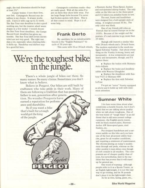 <---------- Bike World 08-1975 ----------> Building The Ultimate Tough Bike