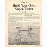 <------ Bicycling Magazine 07-1976 ------> Build Your Own Super Tourer - Part 3