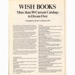 <------ Bicycling Magazine 11-1976-------> Wish Books - More Than 90 Current Catalogs To Dream Over