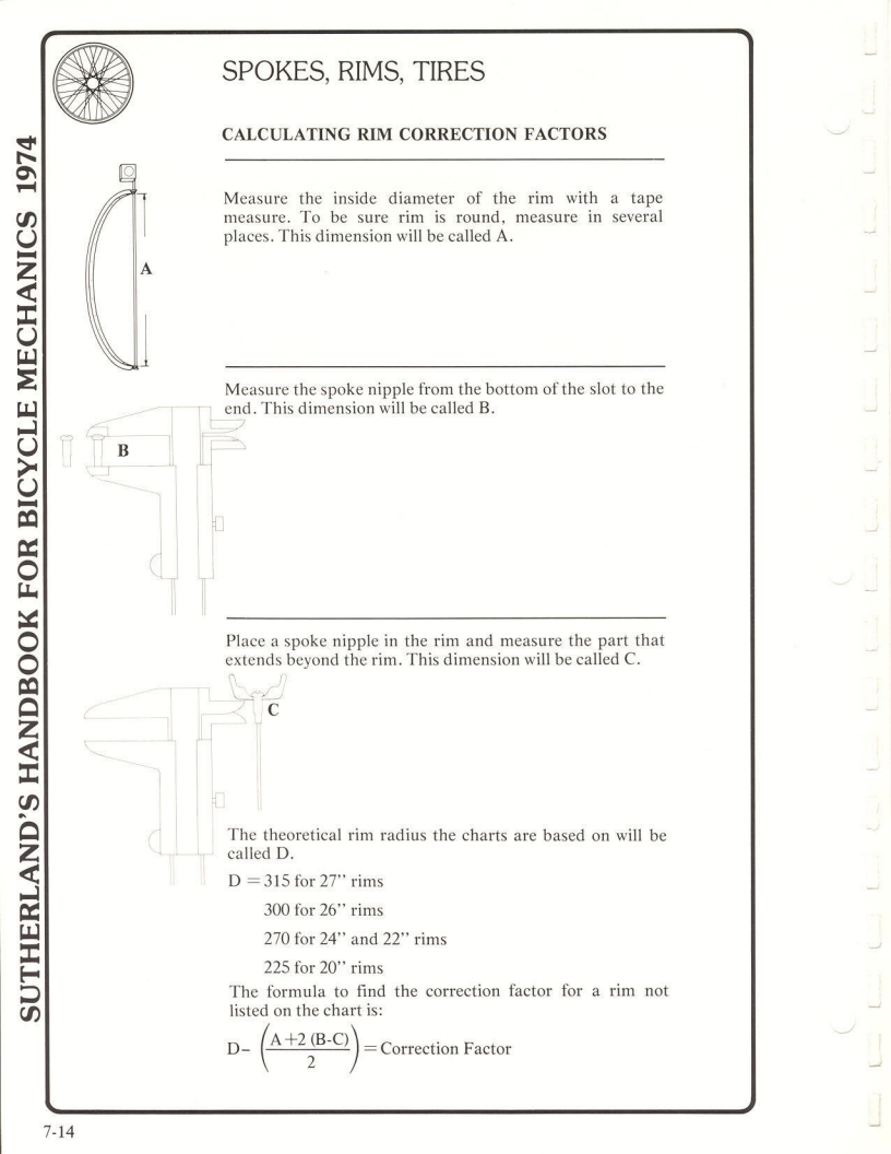 Sutherland’s Handbook For Bicycle Mechanics (1st Edition)