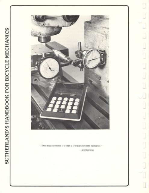 Sutherland’s Handbook For Bicycle Mechanics (2nd Edition)