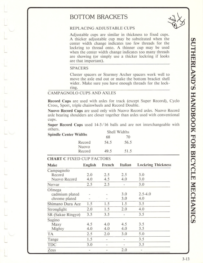 Sutherland’s Handbook For Bicycle Mechanics (2nd Edition)