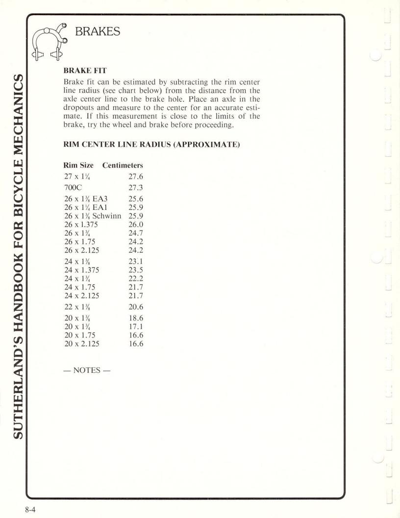 Sutherland’s Handbook For Bicycle Mechanics (2nd Edition)