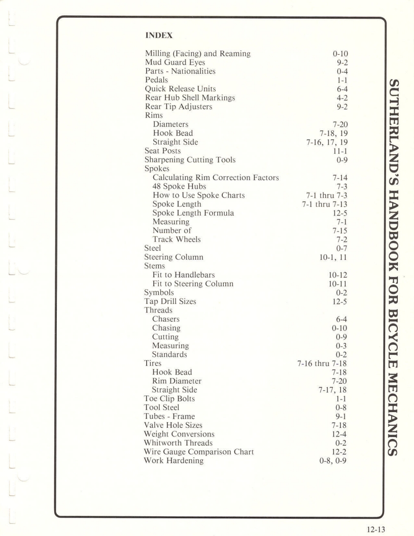 Sutherland’s Handbook For Bicycle Mechanics (2nd Edition)