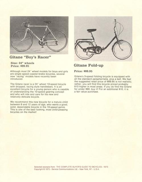 The Complete Buyer's Guide To Bicycles (1973)