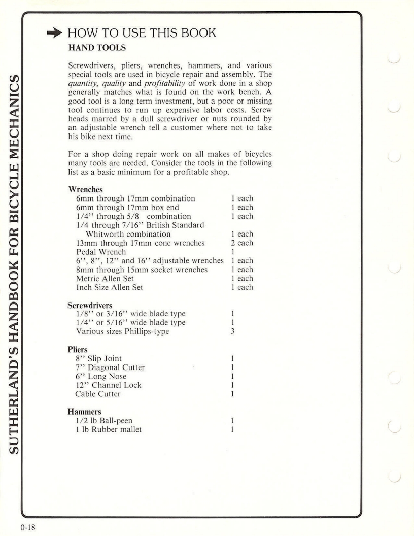 Sutherland’s Handbook For Bicycle Mechanics (3rd Edition)