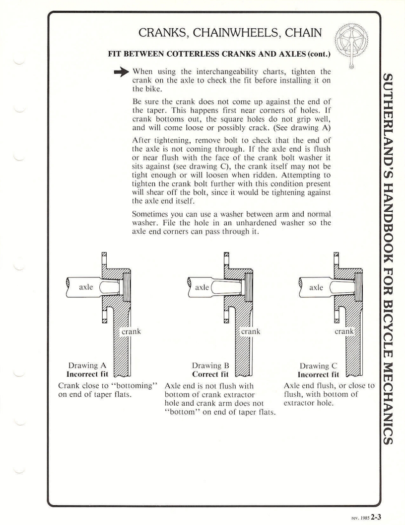 Sutherland’s Handbook For Bicycle Mechanics (3rd Edition)