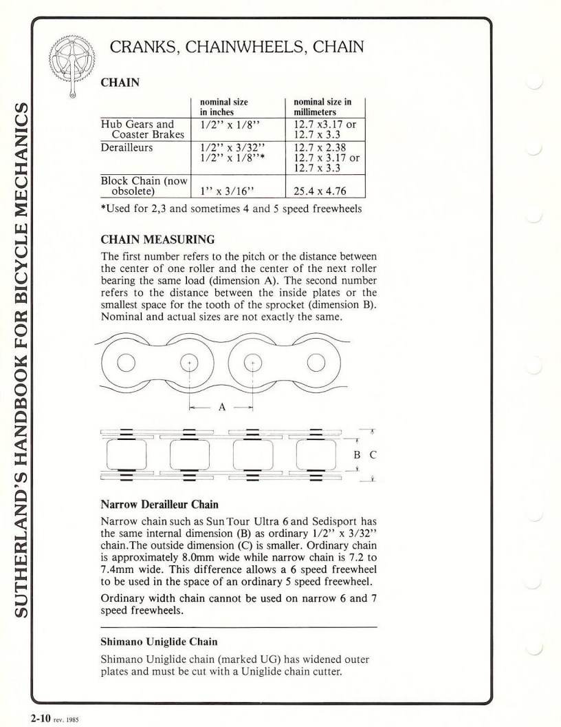 Sutherland’s Handbook For Bicycle Mechanics (3rd Edition)