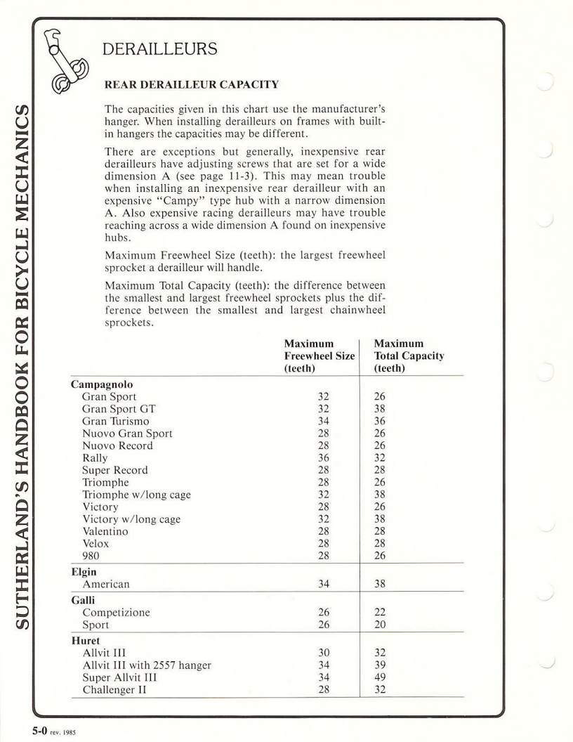 Sutherland’s Handbook For Bicycle Mechanics (3rd Edition)