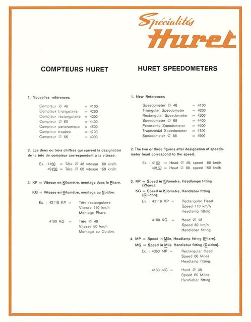 Huret catalog (1973)