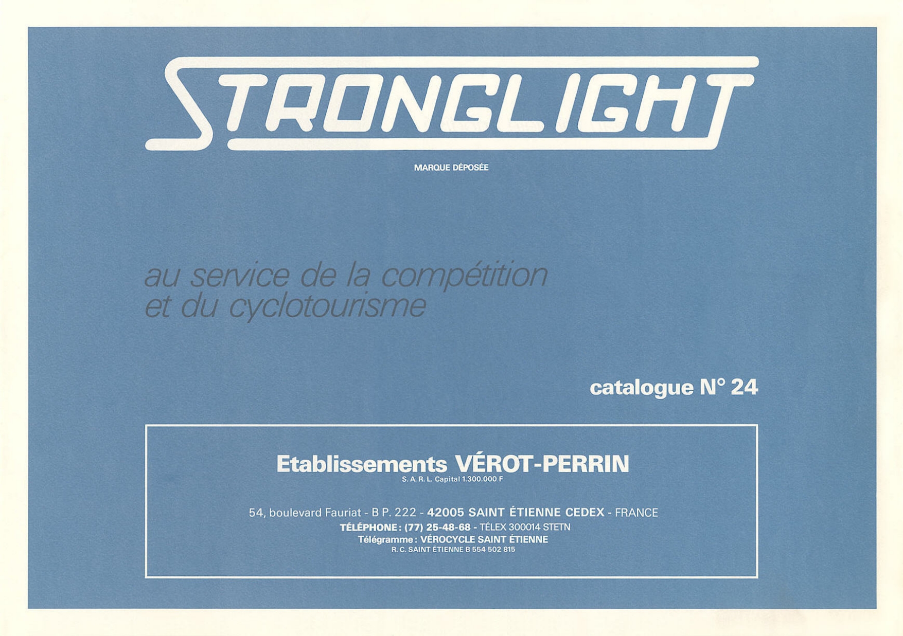 Stronglight catalog # 24 (1978)