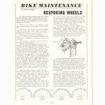 <---------- Bike World 10-1972 ----------> Respoking Wheels