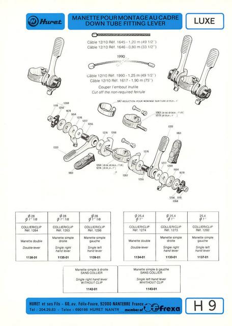 Huret catalog (1978)