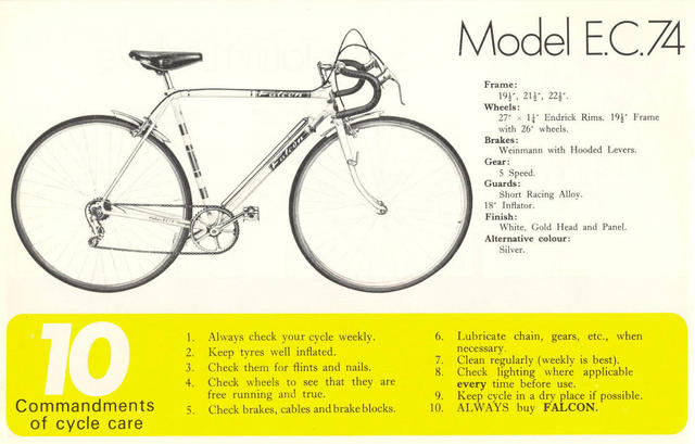 Falcon catalog (1973)
