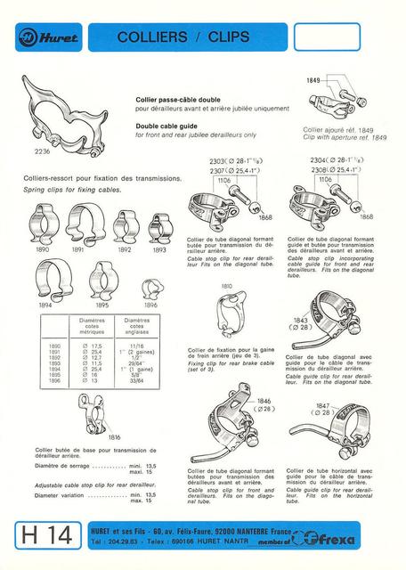 Huret catalog (1978)