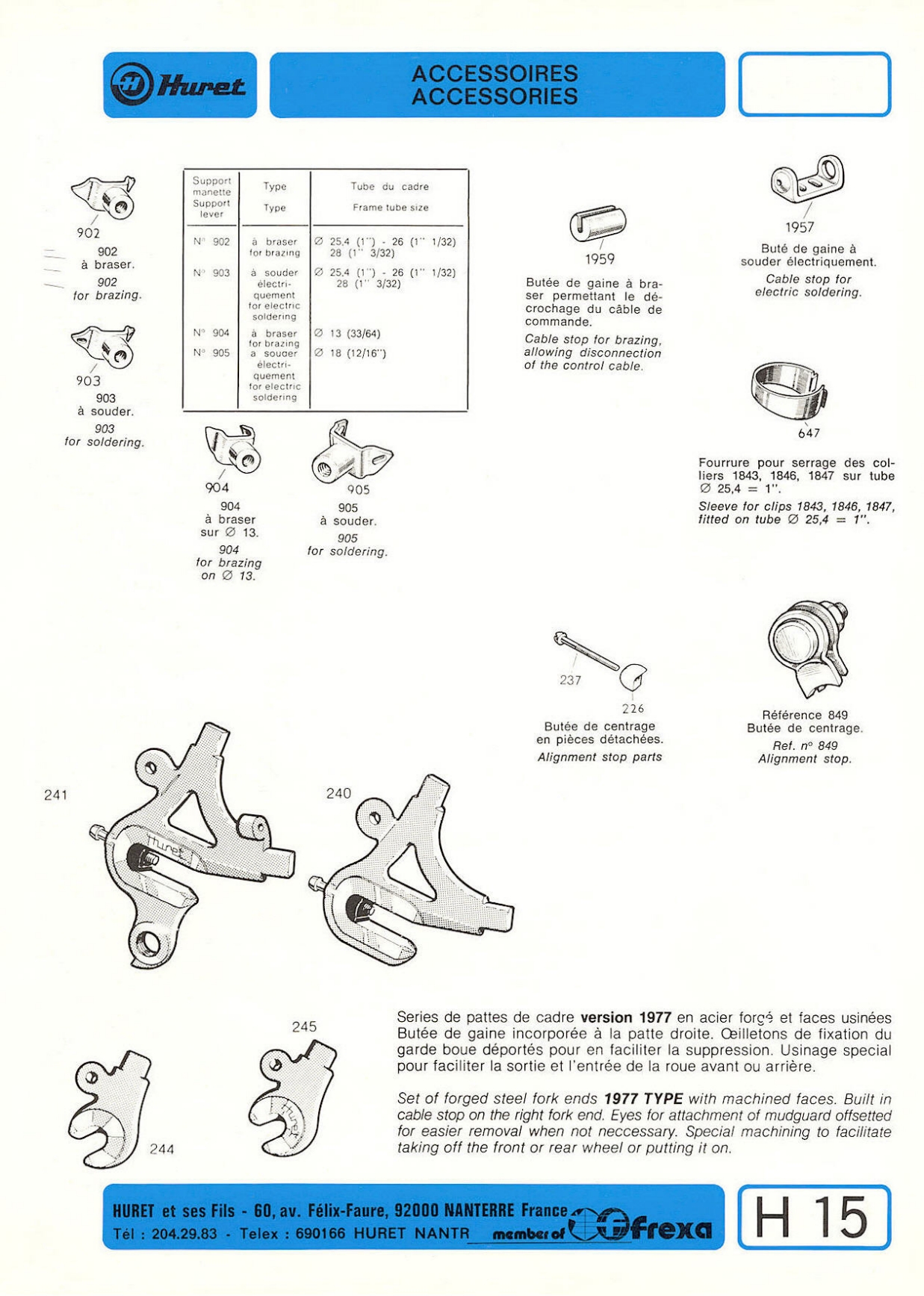 Huret catalog (1978)