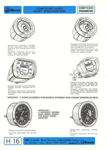 Huret catalog (1978)