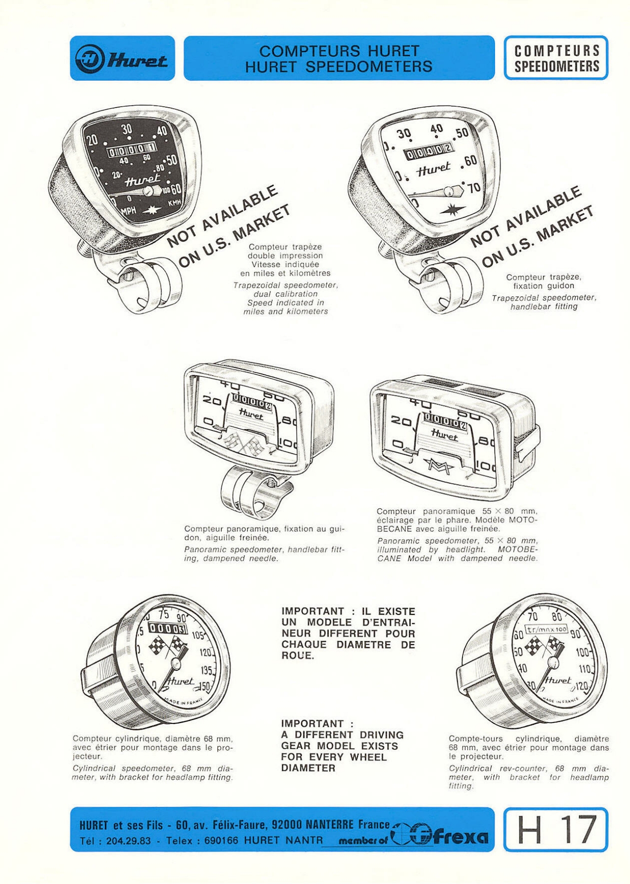 Huret catalog (1978)