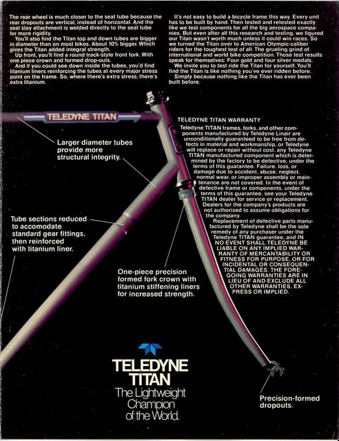 Teledyne Titan catalog (1974)