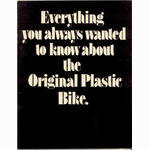 Original Plastic Bike catalog (1973)