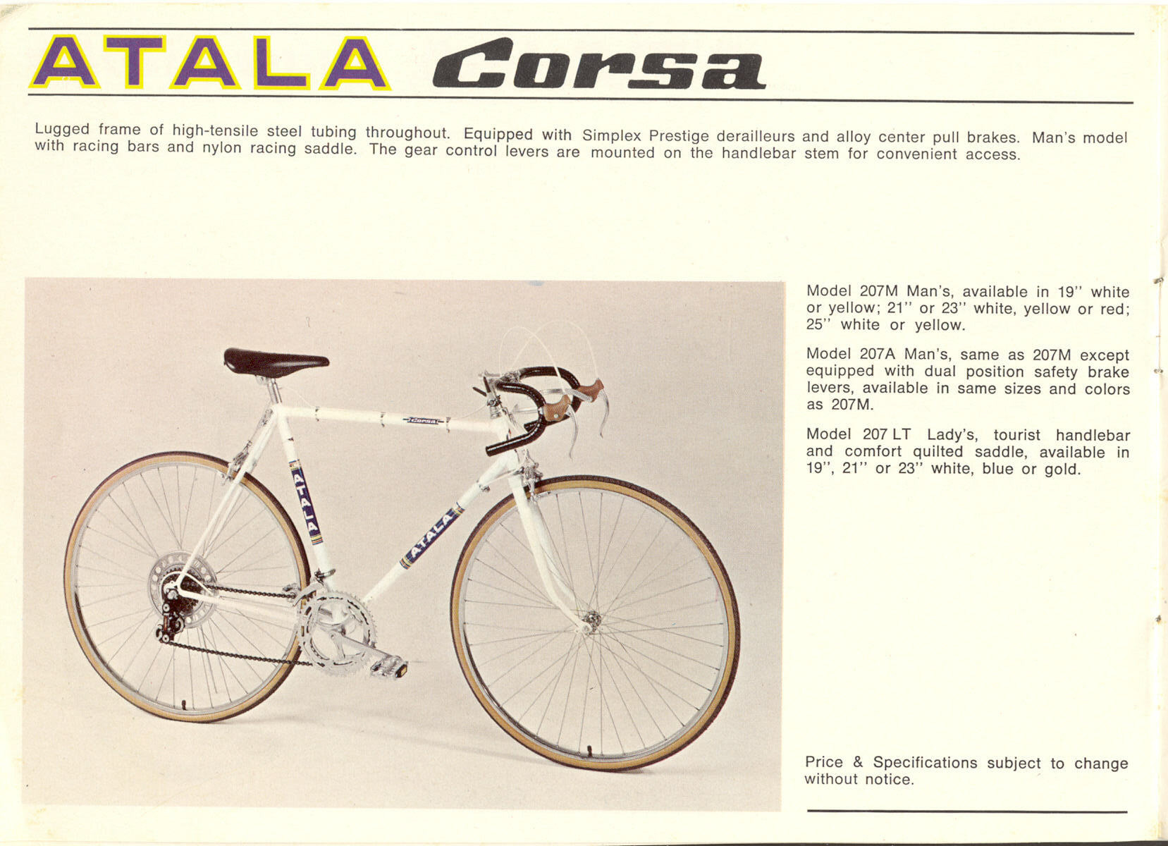 Atala hot sale vintage bike