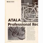 <------ Bicycling Magazine 08-1972 ------> Atala Professional