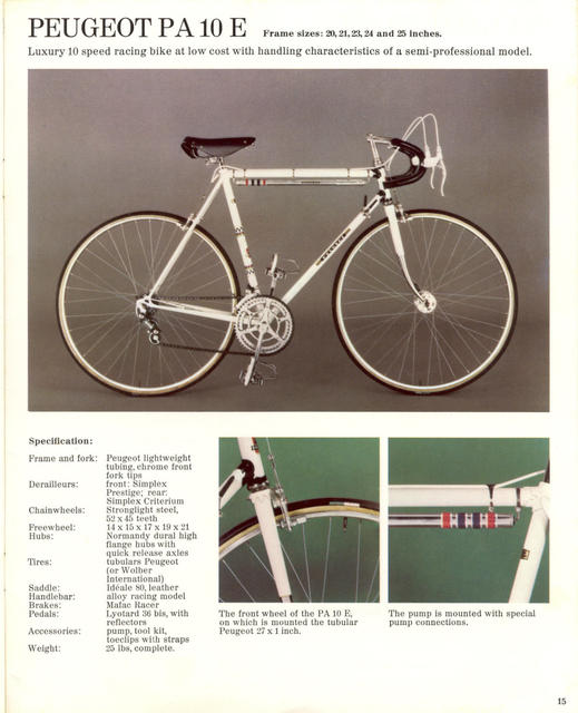 Peugeot catalog (1974)