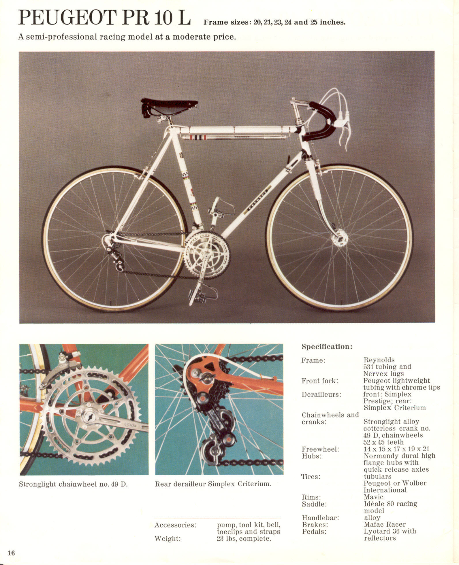 Peugeot catalog (1974)