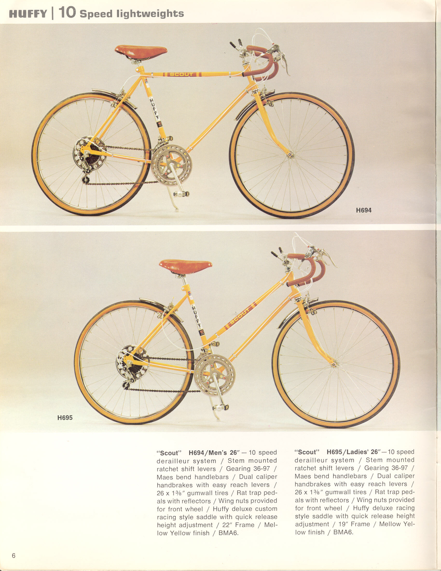 Huffy catalog 1973