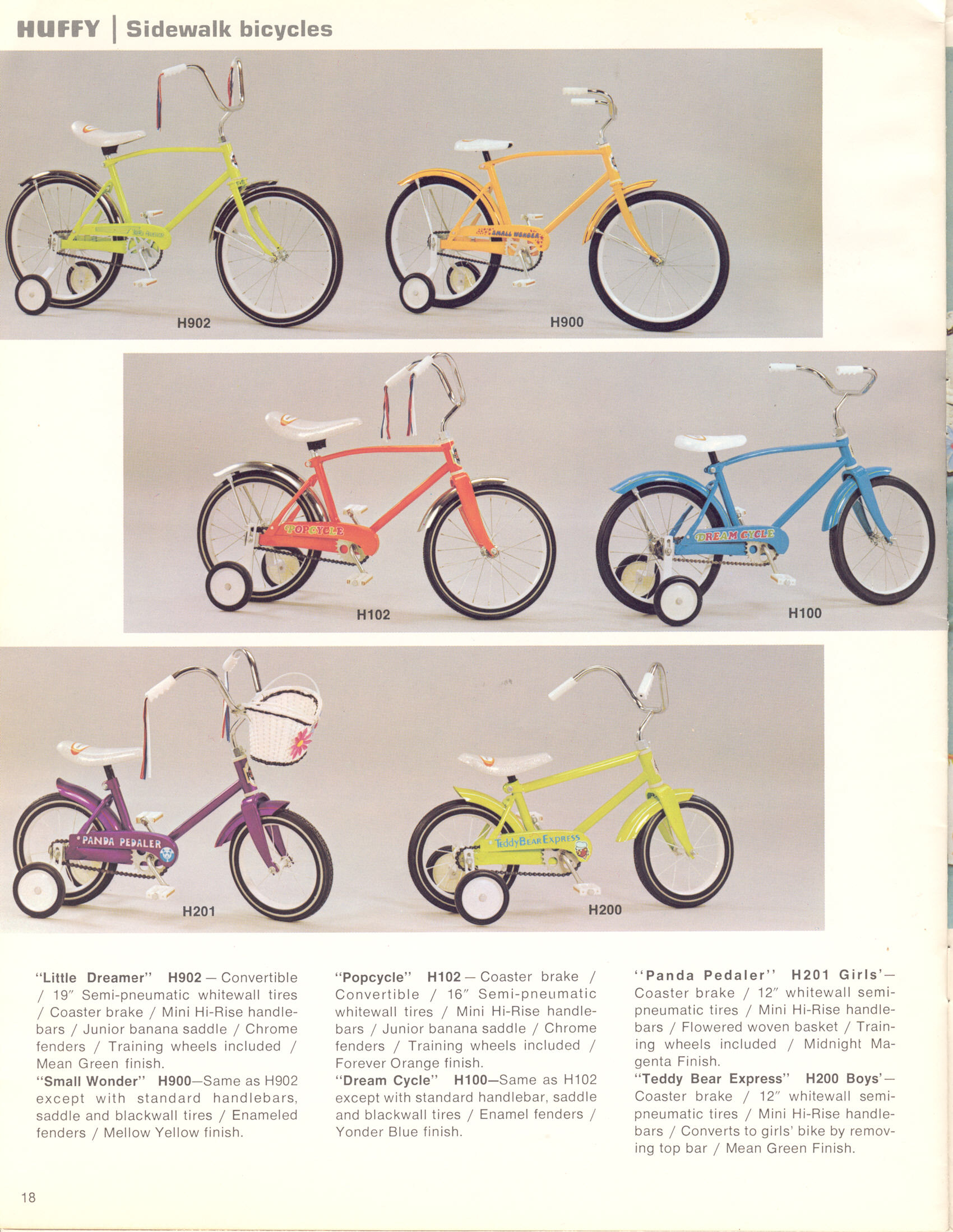 Huffy catalog (1973)